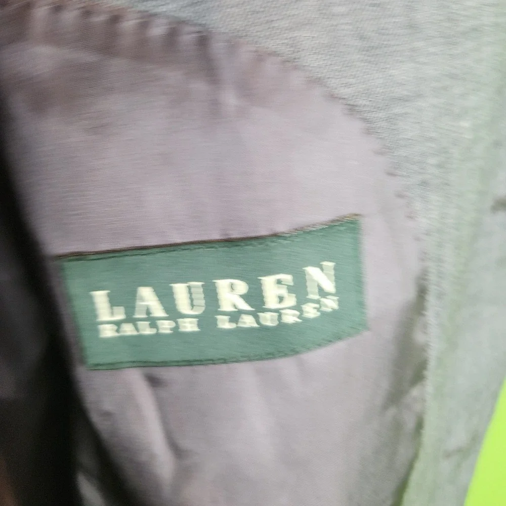 Lauren Ralph Lauren‎ Sport Coat Grey 100% Wool Classic Professional Blazer 48R